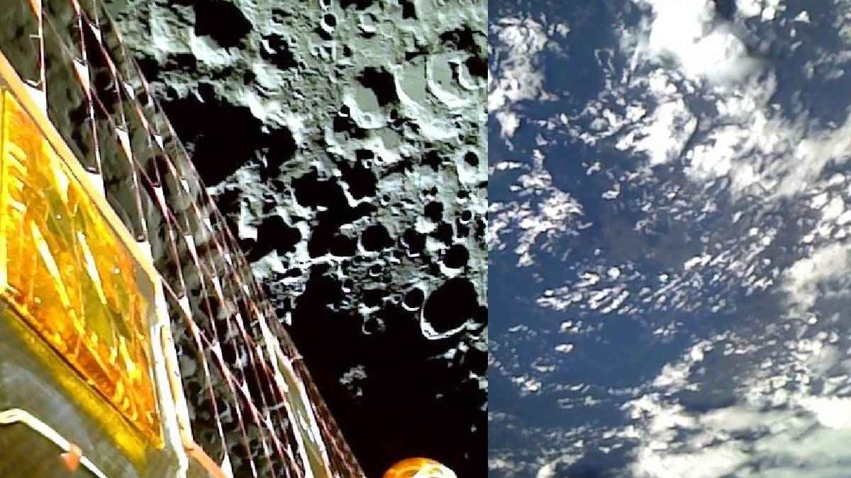 National Space Day: चंद्रयान 3 ने अंतरिक्ष से भेजी थी ये तस्वीरें, इसरो ने सोशल मीडिया पर दिखाई झलक