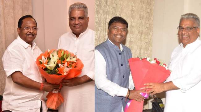 Chhattisgarh Two Cabinet Minister Met Union Minister Bhupendra Yadav