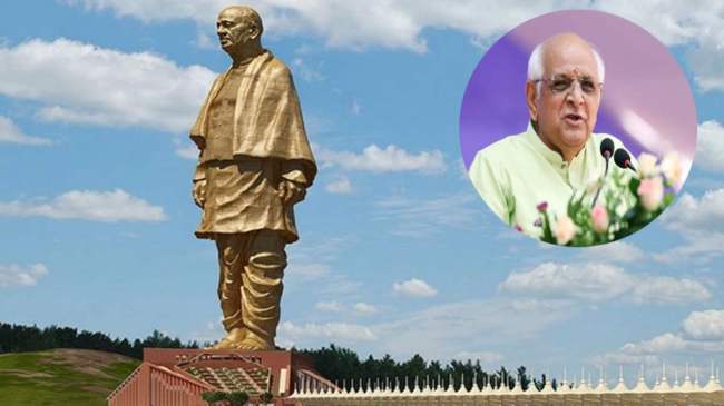 Gujarat CM Bhupendra Patel and 'Statue of Unity'