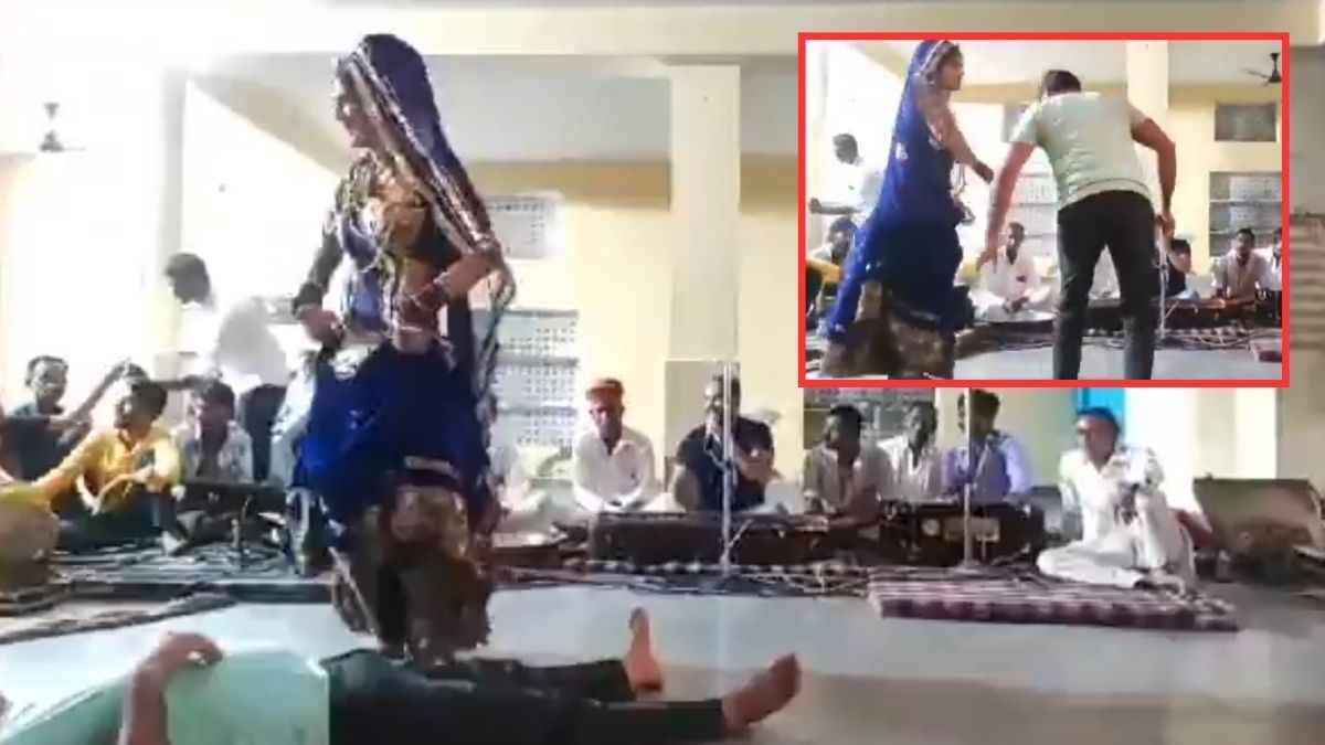 नाचते-नाचते मौत का एक और वीडियो वायरल, सत्संग में डांस करते शख्स को आया अटैक