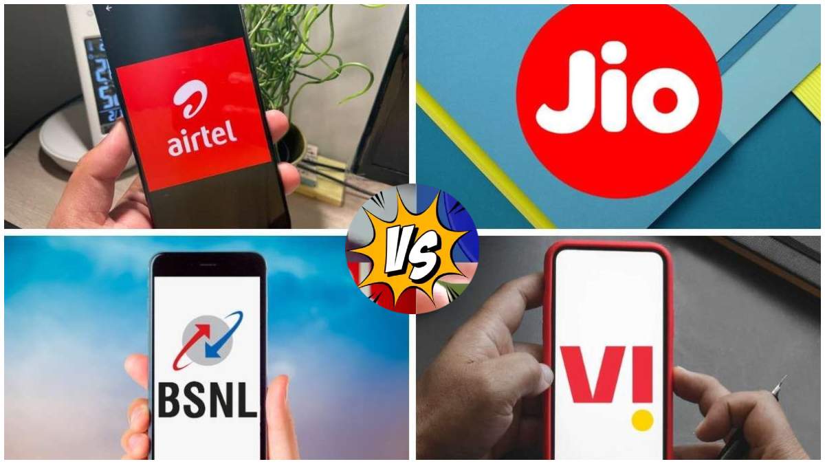 Jio vs Airtel vs Vi vs BSNL Recharge Plans