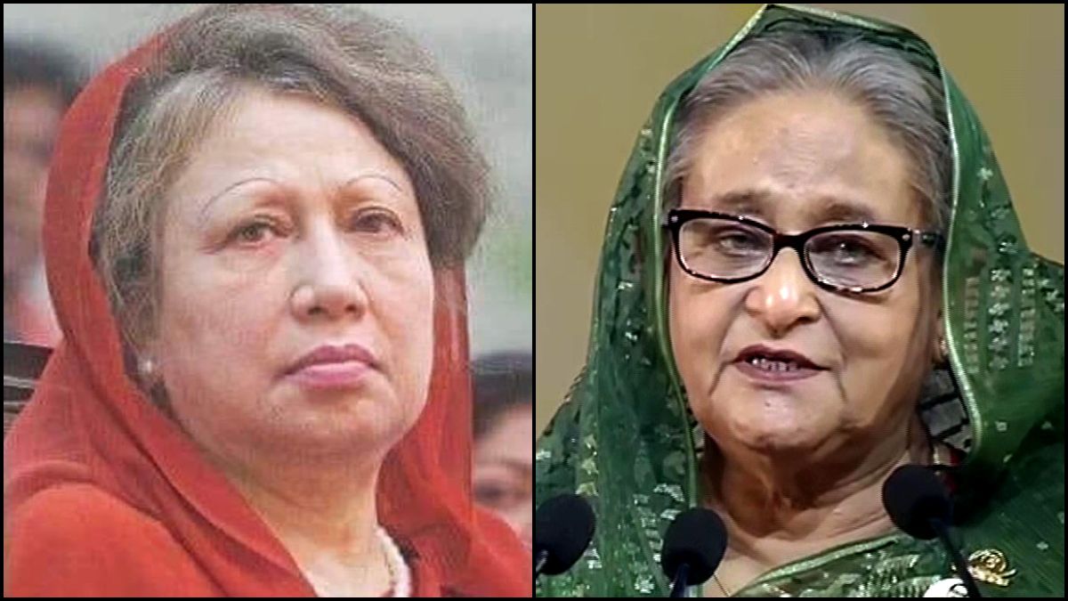 Khaleda Zia And Sheikh Hasina