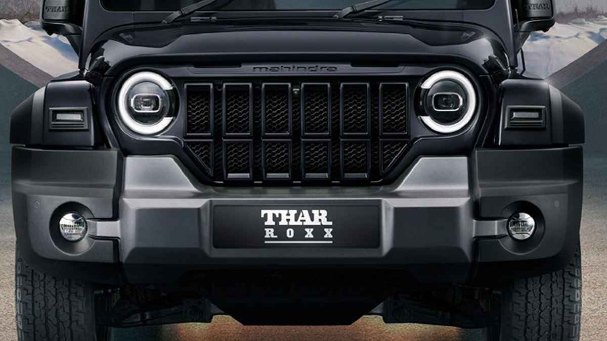 Mahindra ने दिखाया नई Thar Roxx का चेहरा! इस दिन होगा कीमत का खुलासा