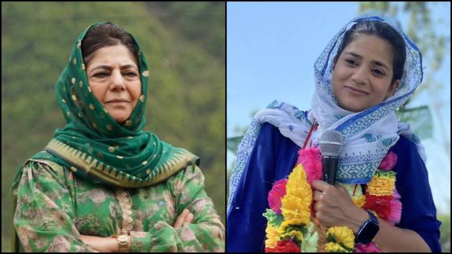 Mehbooba Mufti And Her Daughter Iltija Mufti