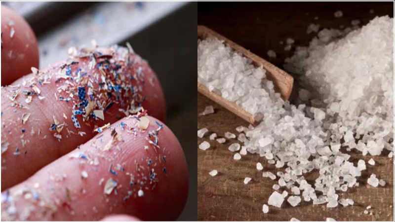 Microplastics in sugar and salt