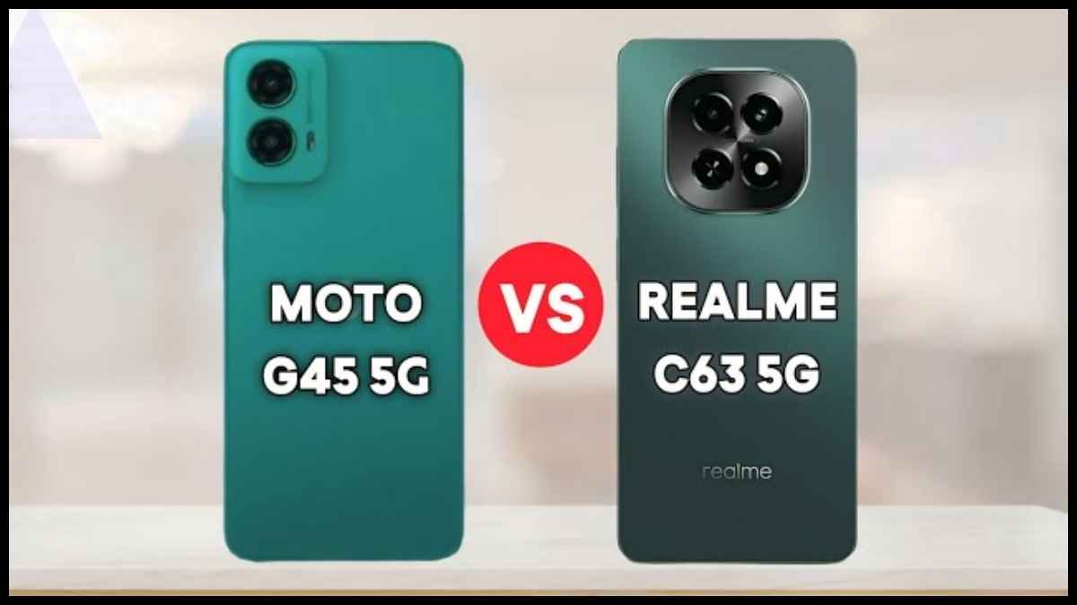 Motorola G45 Vs Realme C63