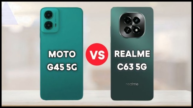 Motorola G45 Vs Realme C63