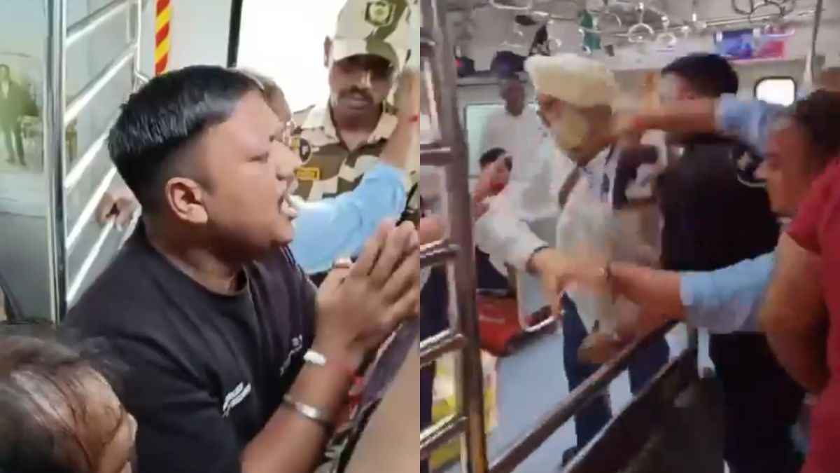 Video : TTE ने मांगा टिकट तो करने लगे गुंडई, फिर हुआ कुछ ऐसा कि पैर पकड़कर मांगी माफी