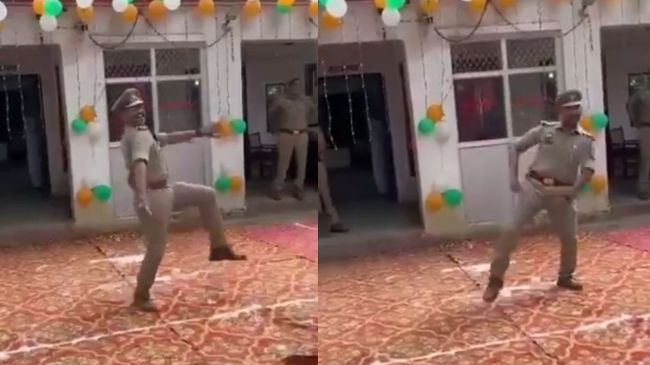 Policeman Dance Video Viral