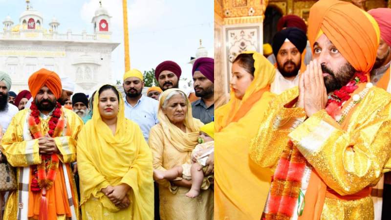Punjab CM Bhagwant Mann Visit Nanded Takht Huzur Sahib