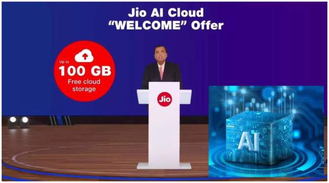 reliance-agm 2024 free 100 gb storage jio ai cloud welcome offer-announced by mukesh ambani
