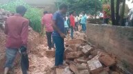 Rewa Sunrise Public School wall collapsed