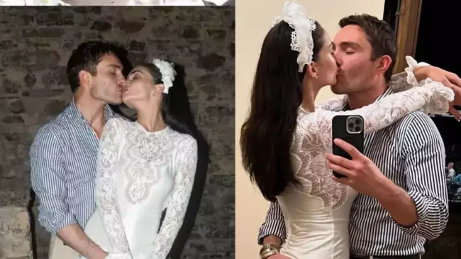 Amy Jackson and Ed Westwick marriage pictures