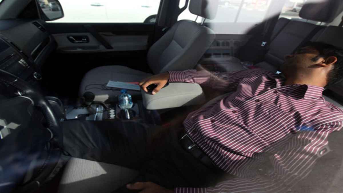 Sleep in car