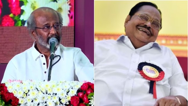 Tamilnadu Minister Durai Murugan on Rajinikanth