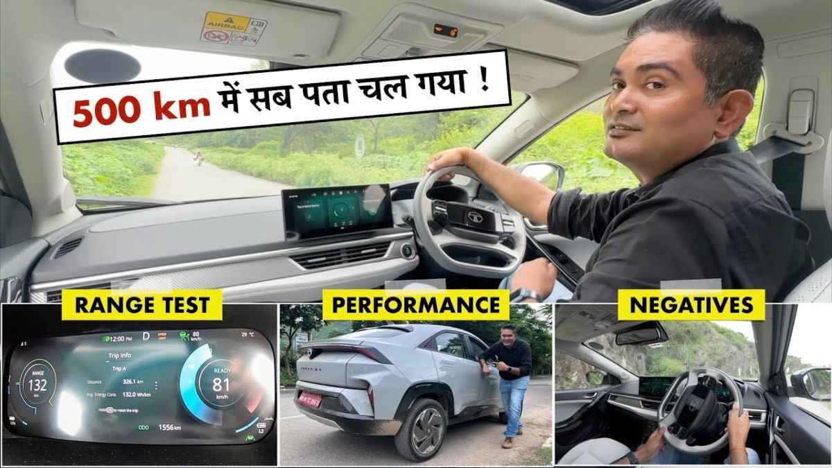 टॉप स्पीड घटी, सस्पेंशन से आने लगी आवाज...Tata Curvv एक बार फुल चार्ज होने पर कितने KM चली? टेस्टिंग के दौरान सच्चाई आई सामने...