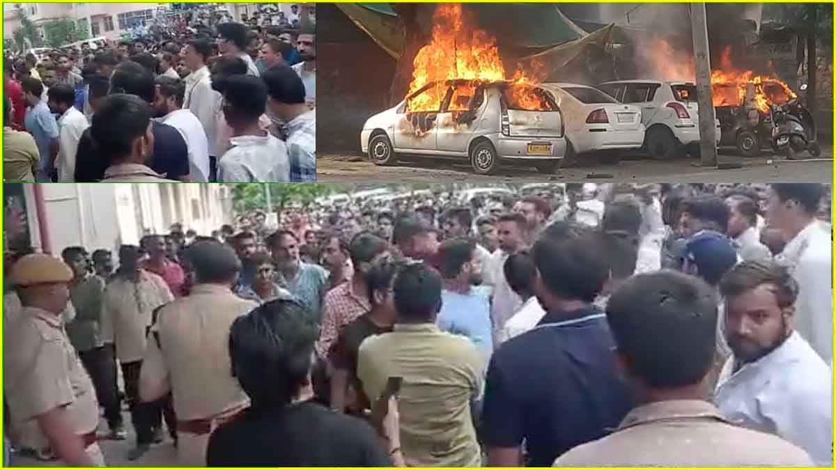 दुकानों-मॉल में तोड़फोड़, कारें फूंकीं, इंटरनेट भी बंद; उदयपुर में क्यों भड़की हिंसा? देखें Video