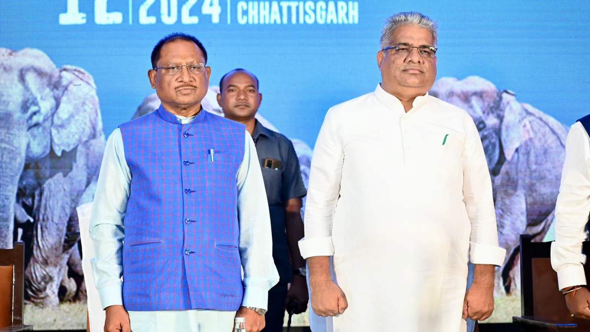 Union Environment Minister Bhupendra Yadav in Chhattisgarh