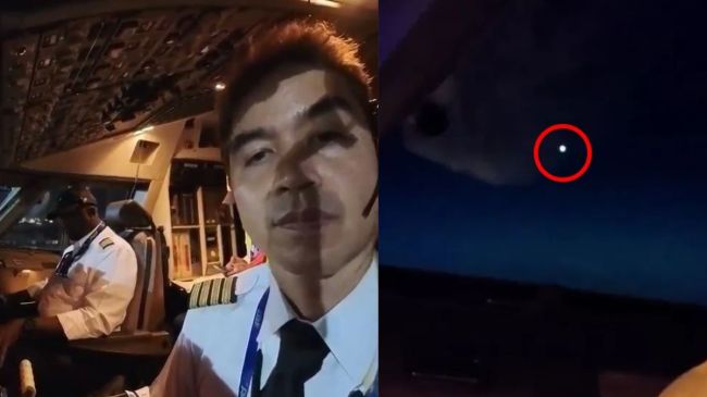 Boeing 747 pilot UFO