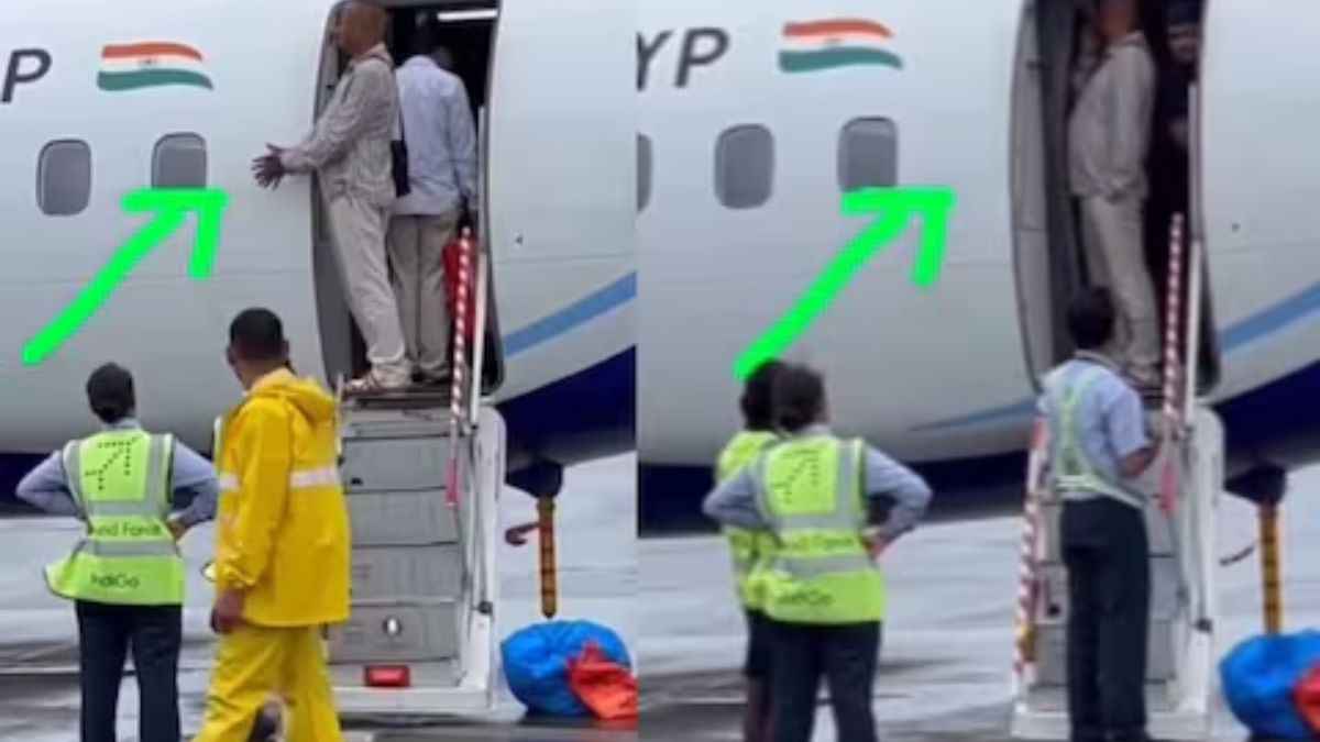'भाई थूकेगा कहां?' प्लेन के दरवाजे पर खैनी बनाते दिखा शख्स! देखिए वायरल Video और फनी कमेंट्स