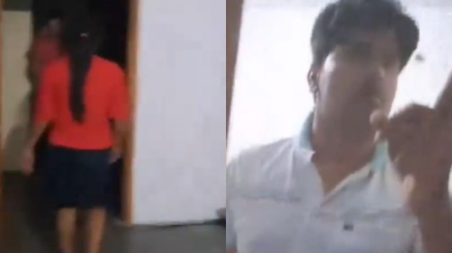 Video of Constable Caught Intimate Neighbor