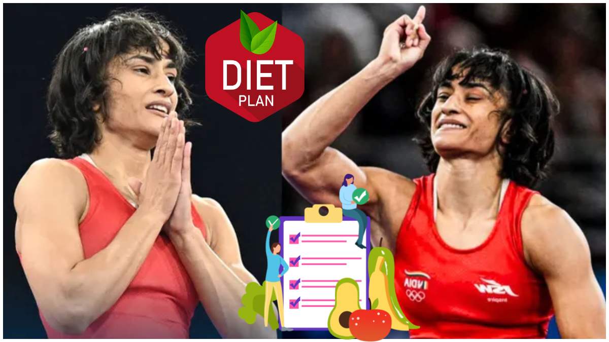 Paris Olympics 2024 indian wrestler vinesh phogat daily diet plan list