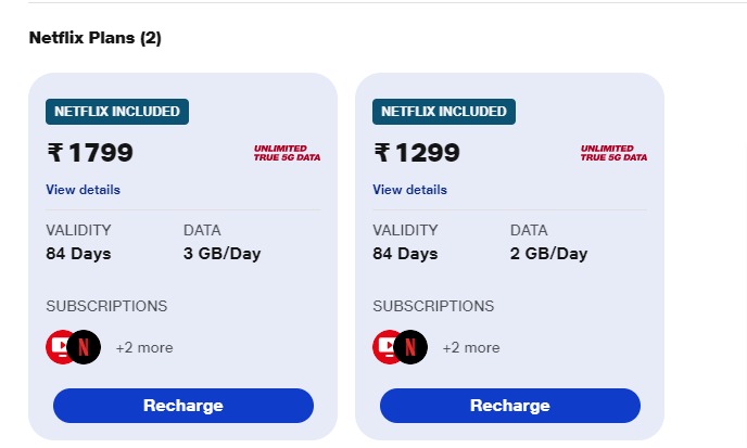 Reliance Jio Introduces New Prepaid Plans With Free Netflix Subscription