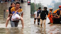 China, Heavy Rains, Huludao City,