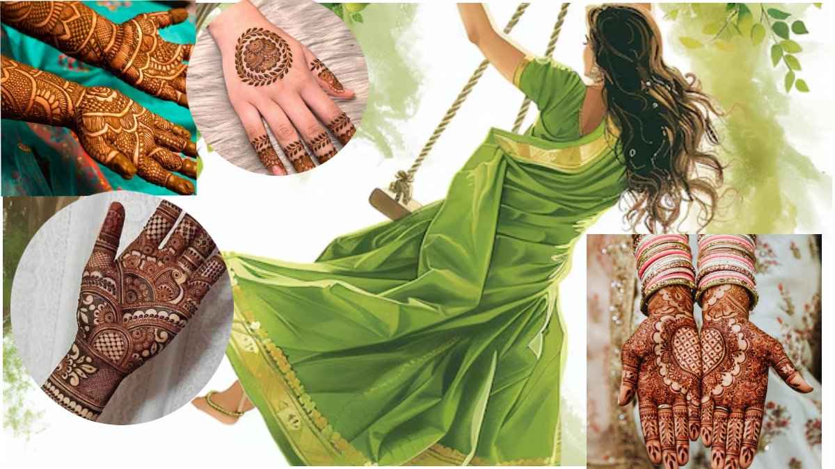 Hariyali Teej 2024: हरियाली तीज के मौके हाथों पर रचाएं मेहंदी के आसान और लेटेस्ट डिजाइन, देखें तस्वीर