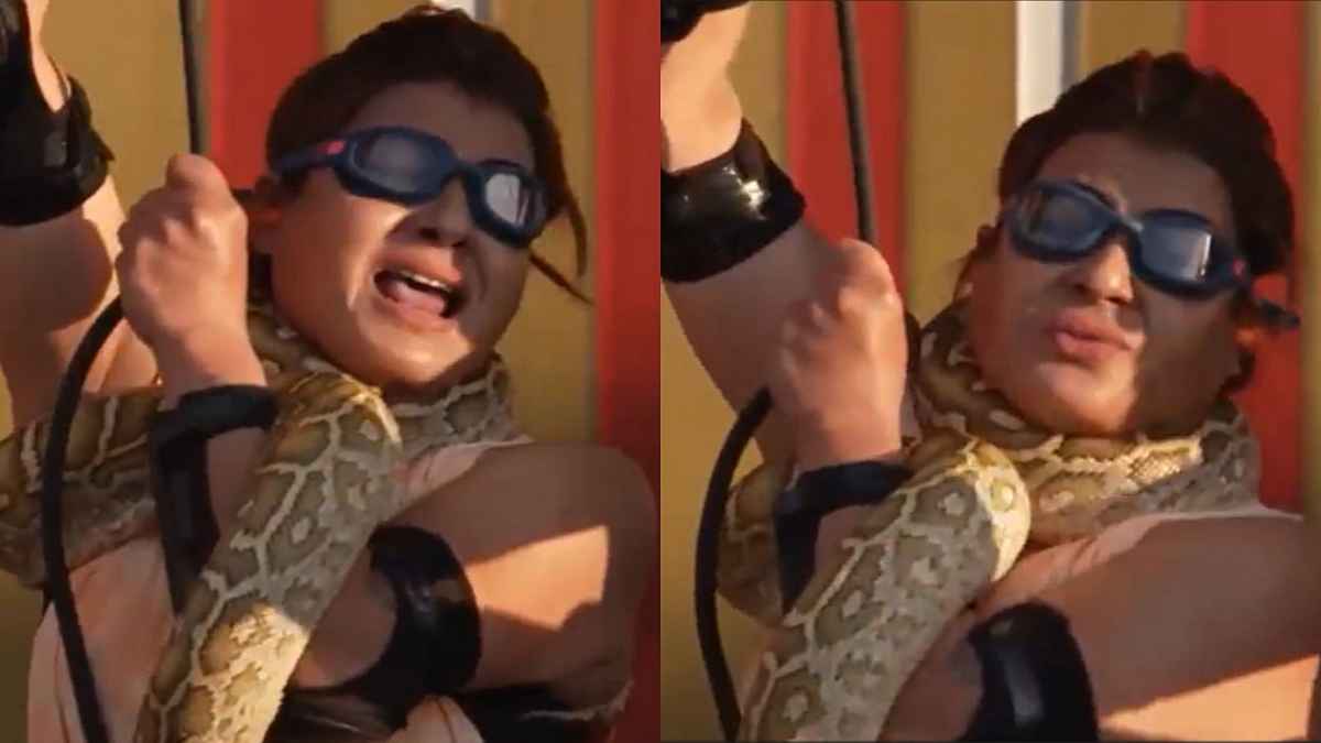 गले में लिपटा सांप, कंटेस्टेंट गई कांप, Khatron Ke Khiladi 14 में हुआ मौत से सामना