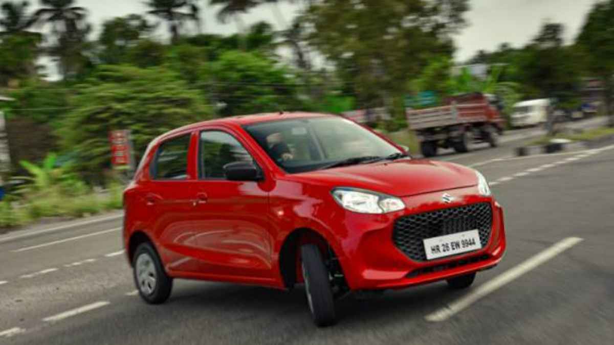 Alto K10 Side red