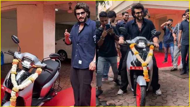 Arjun Kapoor Scooter