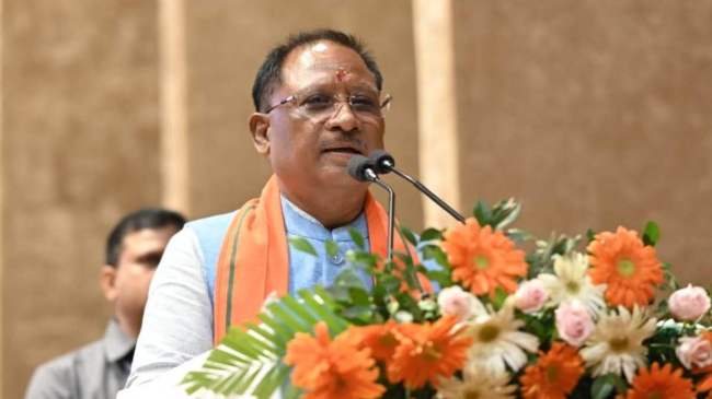 Chhattisgarh CM Vishnudev Sai (60) Chhattisgarh CM Vishnudev Sai (60)