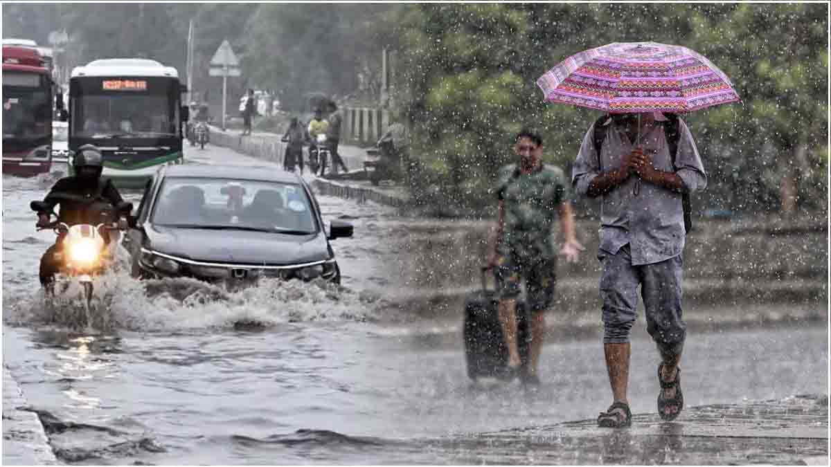 Delhi heavy rainfall, IMD alert, weather update, Lodhi Road,