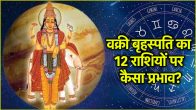 Guru Vakri 2024 positive and negative effects on 12 zodiac signs rashifal