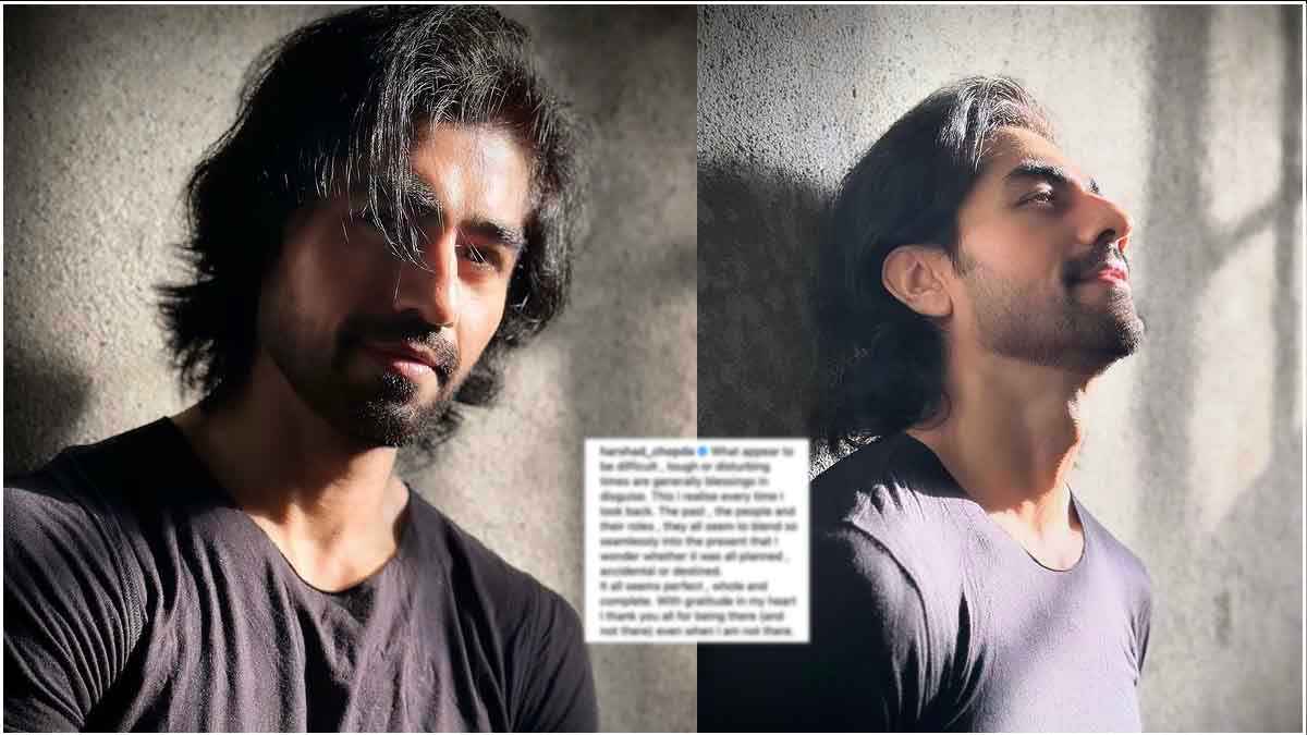 Harshad Chopda 30 हफ्ते बाद पोस्ट शेयर कर बोले- 'कठिन समय आशीर्वाद है...', क्रिप्टिक नोट देख घबराए फैंस