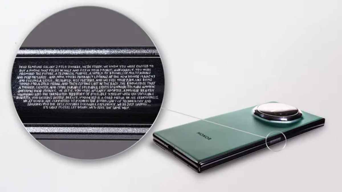 Honor ने तो Samsung का कर दिया मोये-मोये...Magic V3 में दिया मजेदार हिडन मैसेज