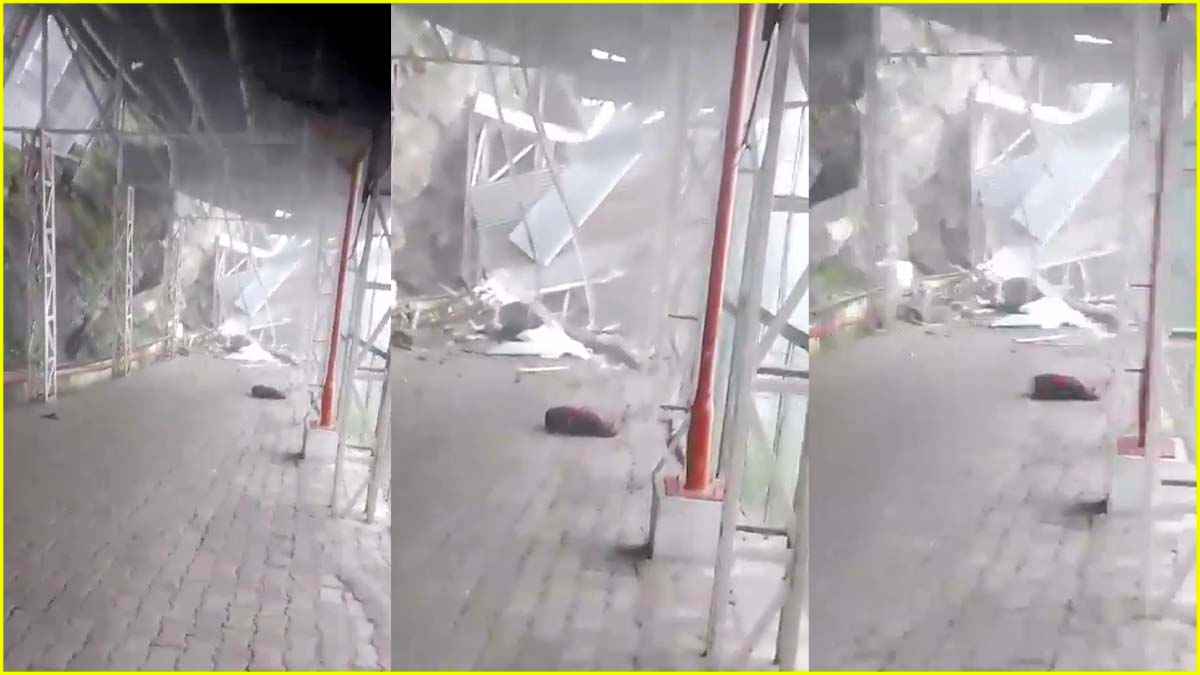 माता वैष्णो देवी यात्रा मार्ग पर लैंडस्लाइड, 11 सेकंड के Video में देखें कैसे मची तबाही, 3 की गई जान