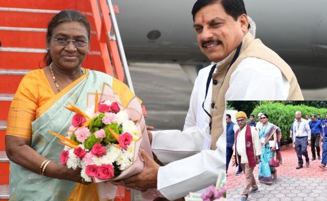 President Draupadi Murmu Indore Visit (1)