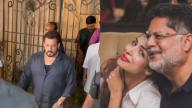 Salman Khan At Malaika Arora House