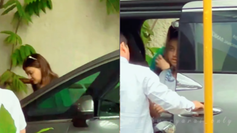 Aishwarya Rai Bachchan Spotted At Jalsa
