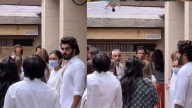 Arhaan Khan Ignored Arjun Kapoor At Malaika Arora Father Funeral