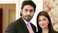 Aishwarya Rai Bachchan And Abhishek Bachchan Spotted At Dubai Airport