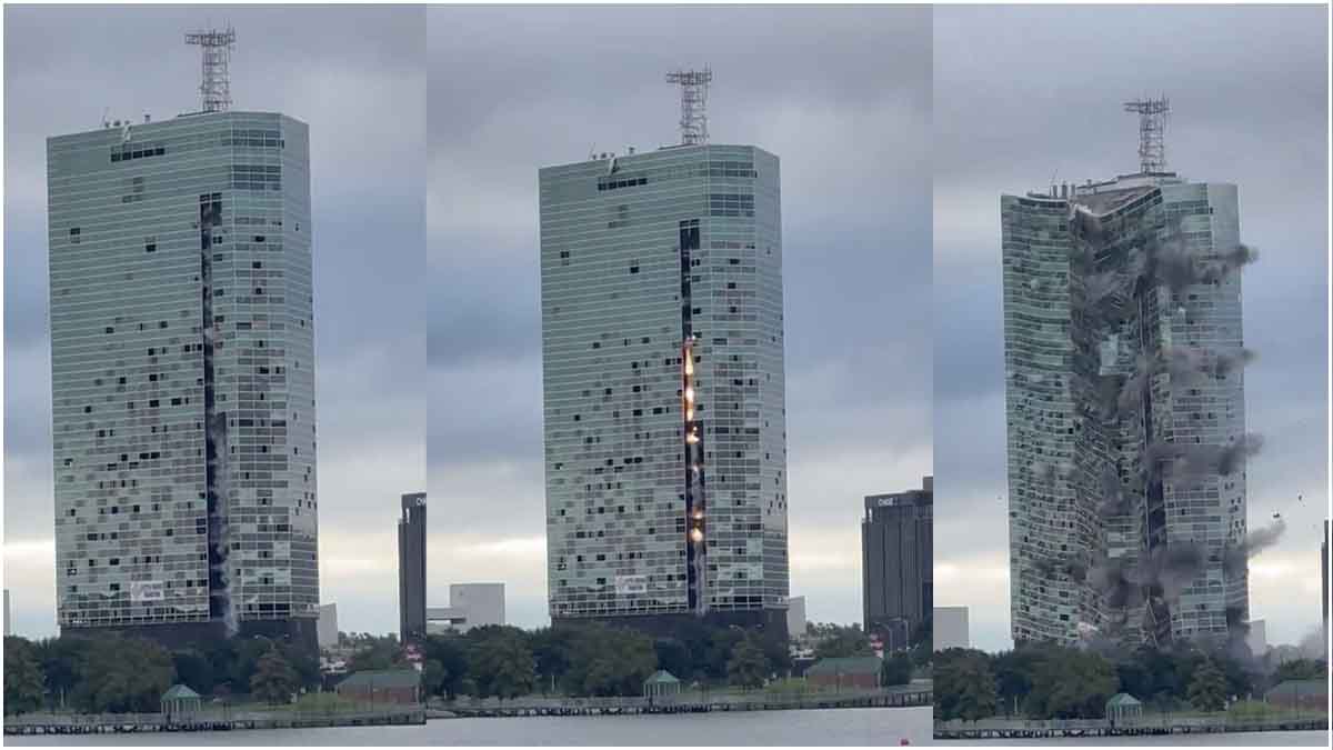 America Louisiana Hertz Tower Demolished