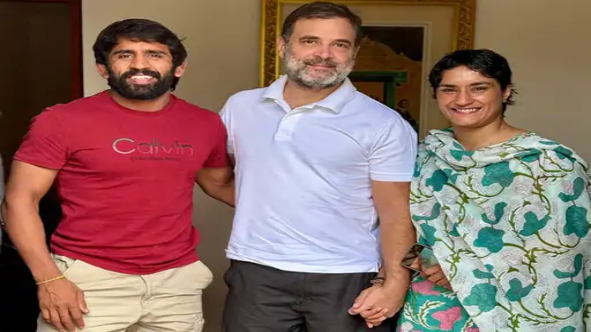 Vinesh Phogat Bajrang Poonia Joined Congress