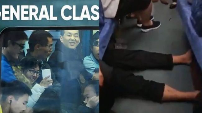 Viral Video Chinsse Train