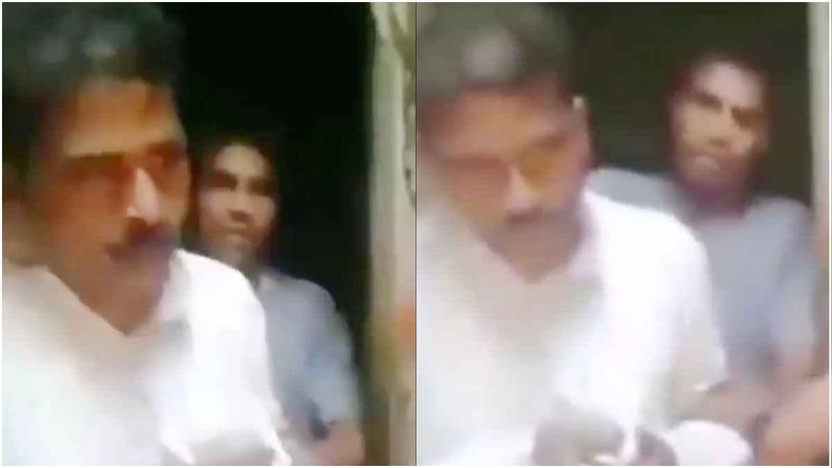 लड़की को तेल लगाने के बहाने... पंडित की अश्लील हरकत! भीड़ ने बना दिया भुर्ता, वीडियो वायरल
