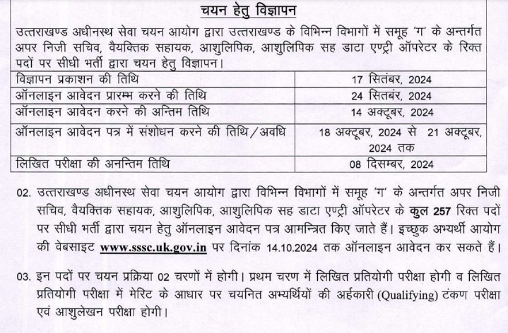 Uttarakhand Government Jobs