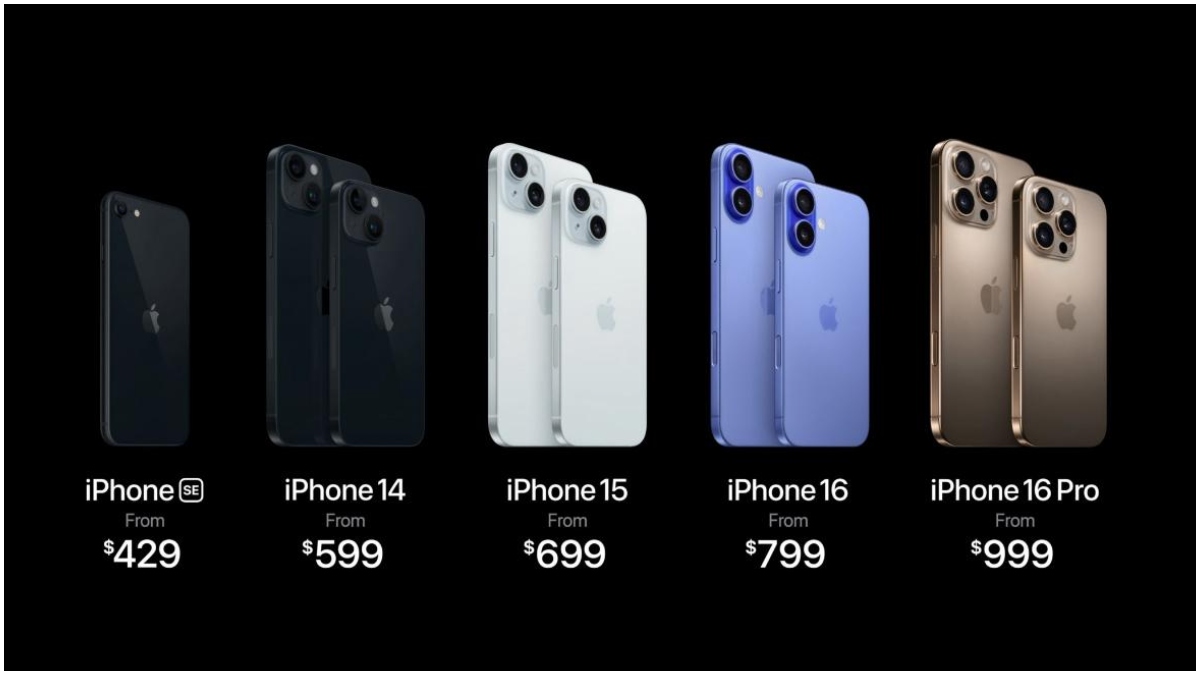 iPhone 16 series price