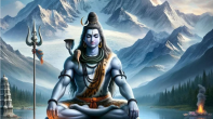 What does Lord Shiva meditate on?